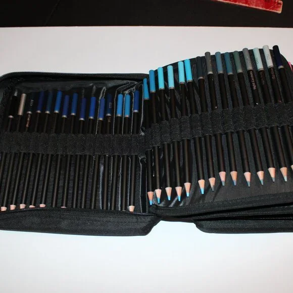 PRINA Art Supplies 120-Colored Pencils in Case and 2 New Sketch Books - Picture 4 of 7